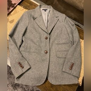 Lands’ End Wool Blend Blazer Women’s size 12